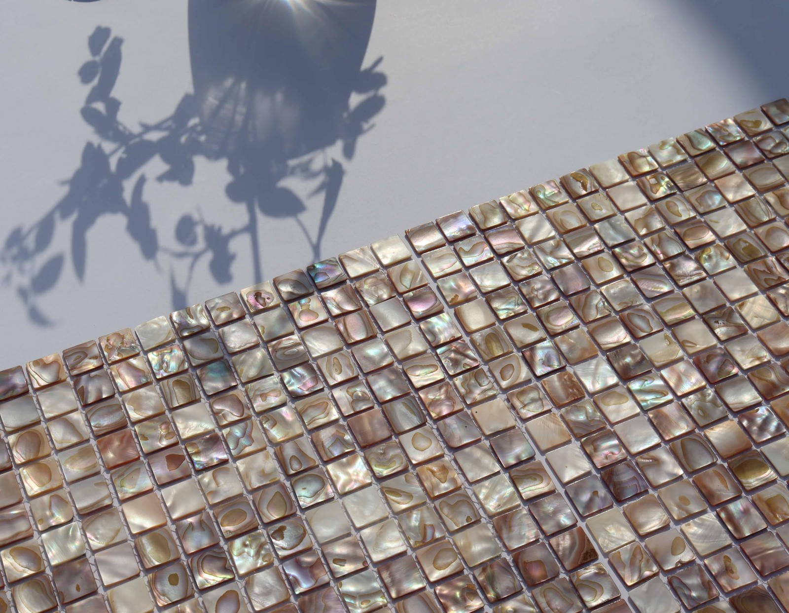 Mother of Pearl Mosaic Tile for Kitchen Backsplash Bathroom Wall Pool Tile Se…