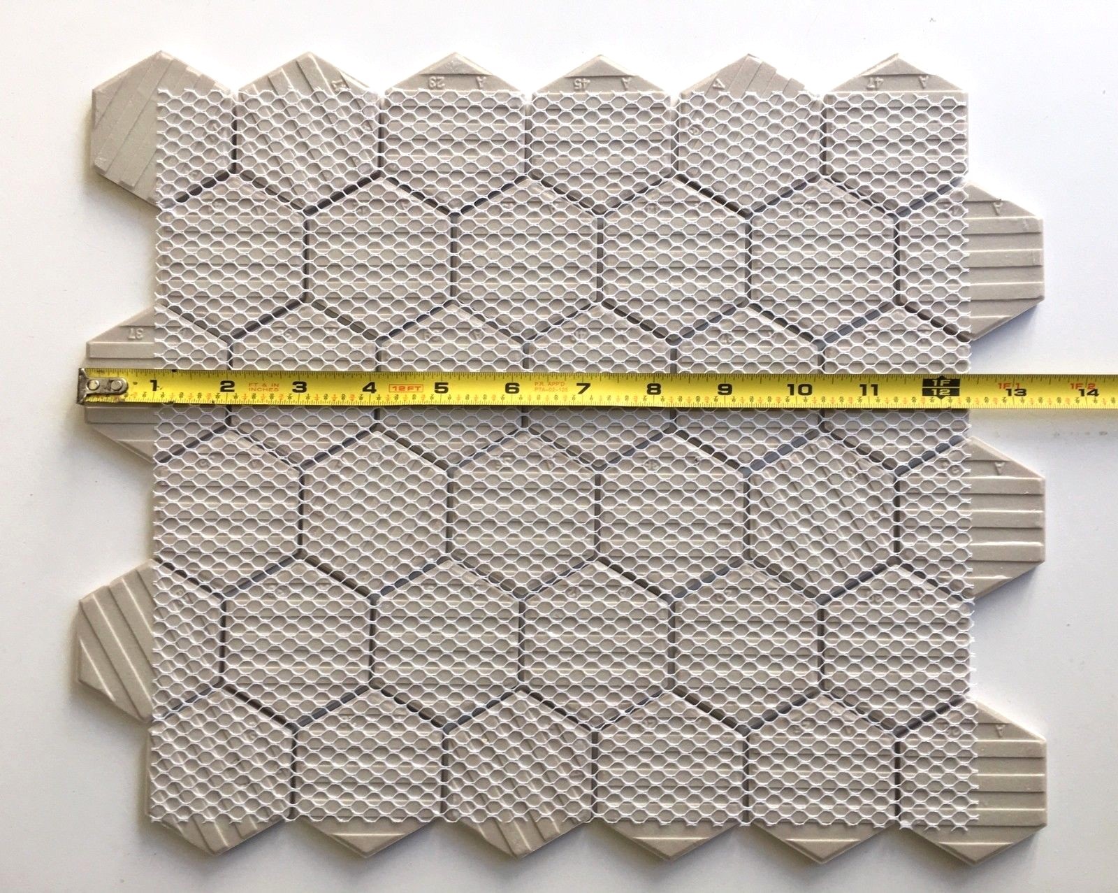 White 2″ Hexagon Glazed Matte Porcelain Mosaic Floor Wall Backsplash Kitchen