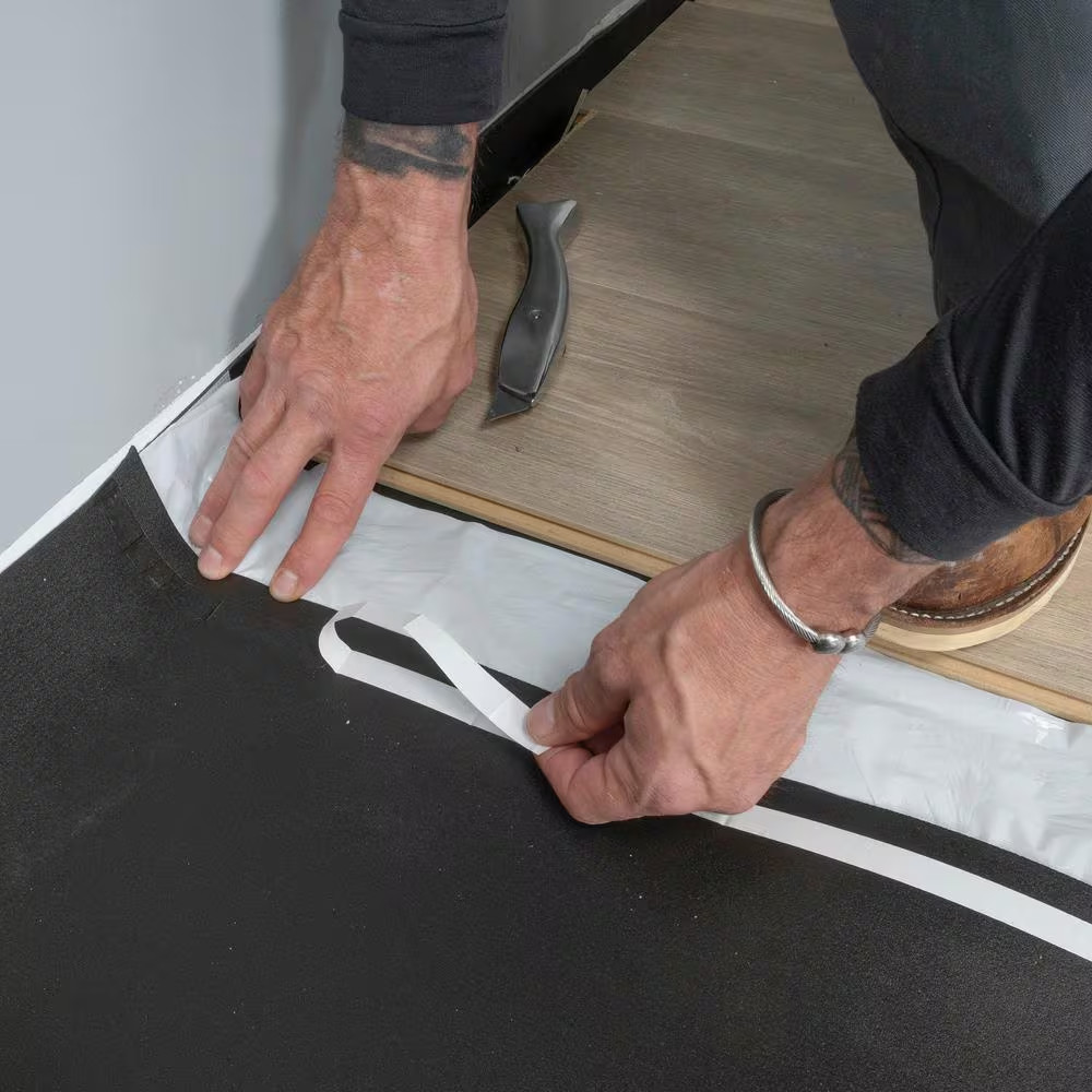Black Jack 100 Sq. Ft. 28 Ft. X 43 In. X 2.5 Mm Premium 2-In-1 Underlayment for