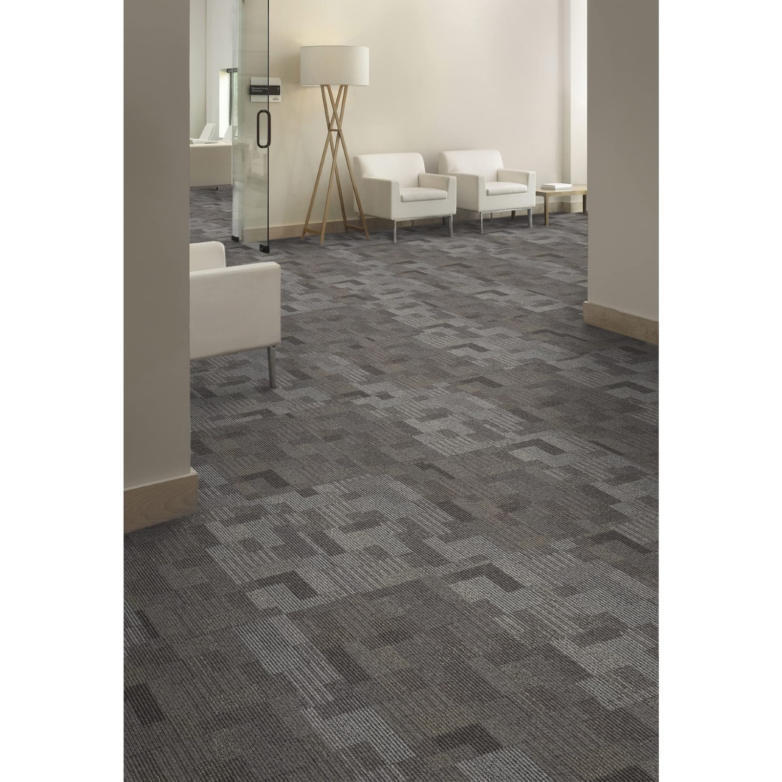 Mohawk Basics Stone Walk 24×24 Carpet Tile Taupe Easy Install 96 sq ft
