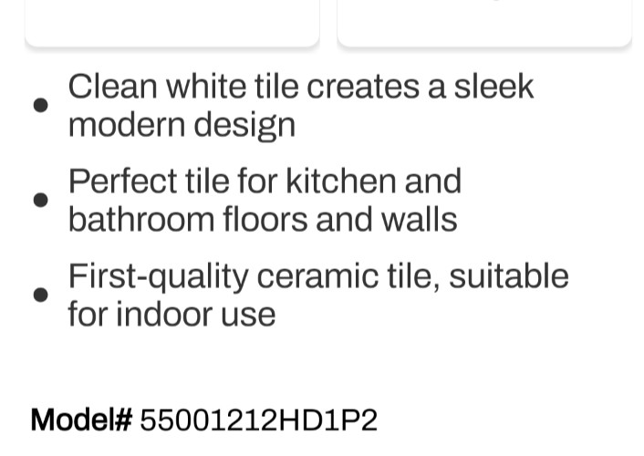 Lot of 11 Unopened Cases-Daltile Glacier White 12×12 Ceramic Tile-LOCAL PICKUP