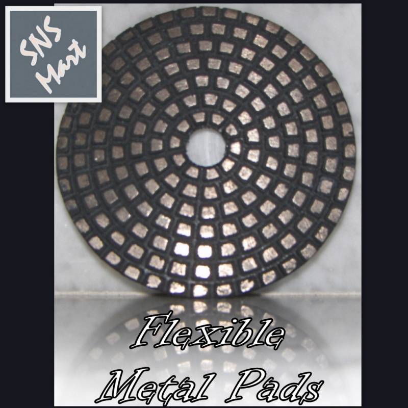 4″ PREMIUM DIAMOND METAL POLISHING PAD Set : Pick Grits