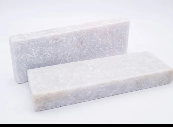 1pc Vintage White Limestone Bull Nose Pool Coping 4″ x 12″ x 1-1/2″ SB13