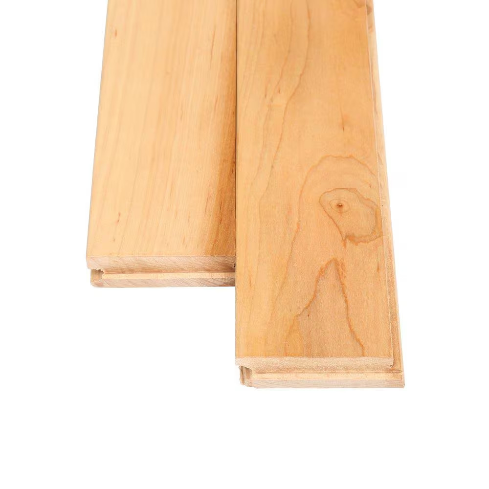 Plano Natural Maple 3/4 In. T X 2-1/4 In. W Smooth Solid Hardwood Flooring (2…