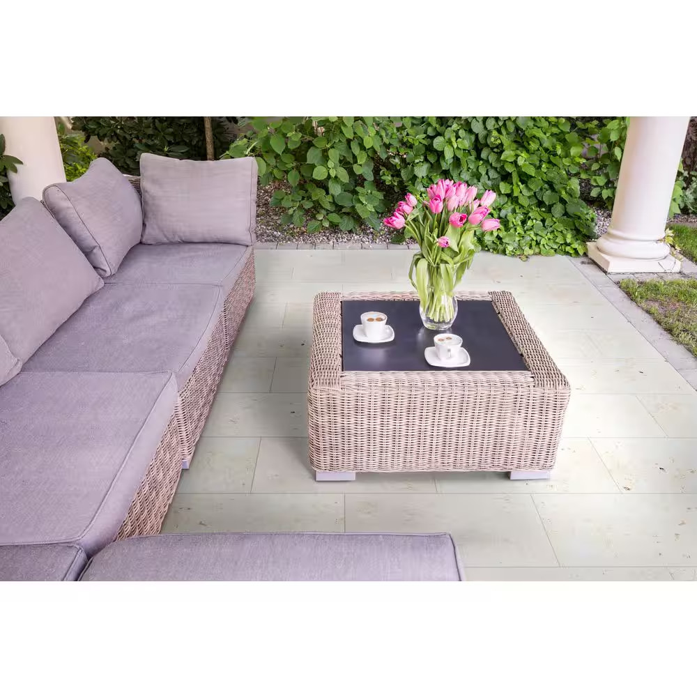 Mayra White 16 In. X 24 In. X 1.18 In. Tumbled Limestone Marble Look Paver (2.67
