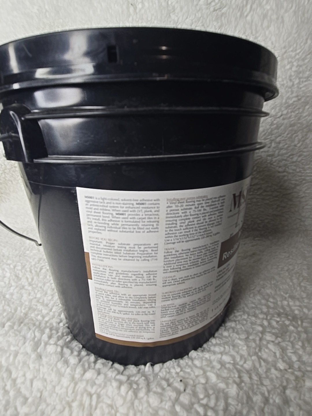 Msi Universal Pressure Ms001 Resilient Adhesive Vinyl Tile Adhesive 1 Gallon
