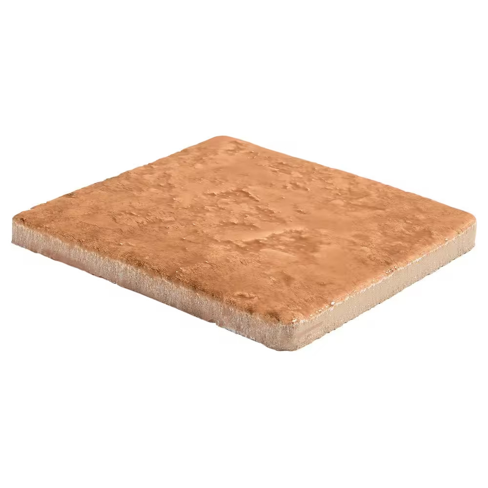 Elara Sunset Terracotta 4.72 In. X 4.72 In. Glossy Textured Porcelain Floor and
