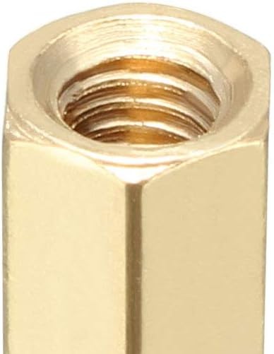 uxcell 30pcs M3 12+6mm Female Male Thread Brass Hex Standoff Spacer Screws…
