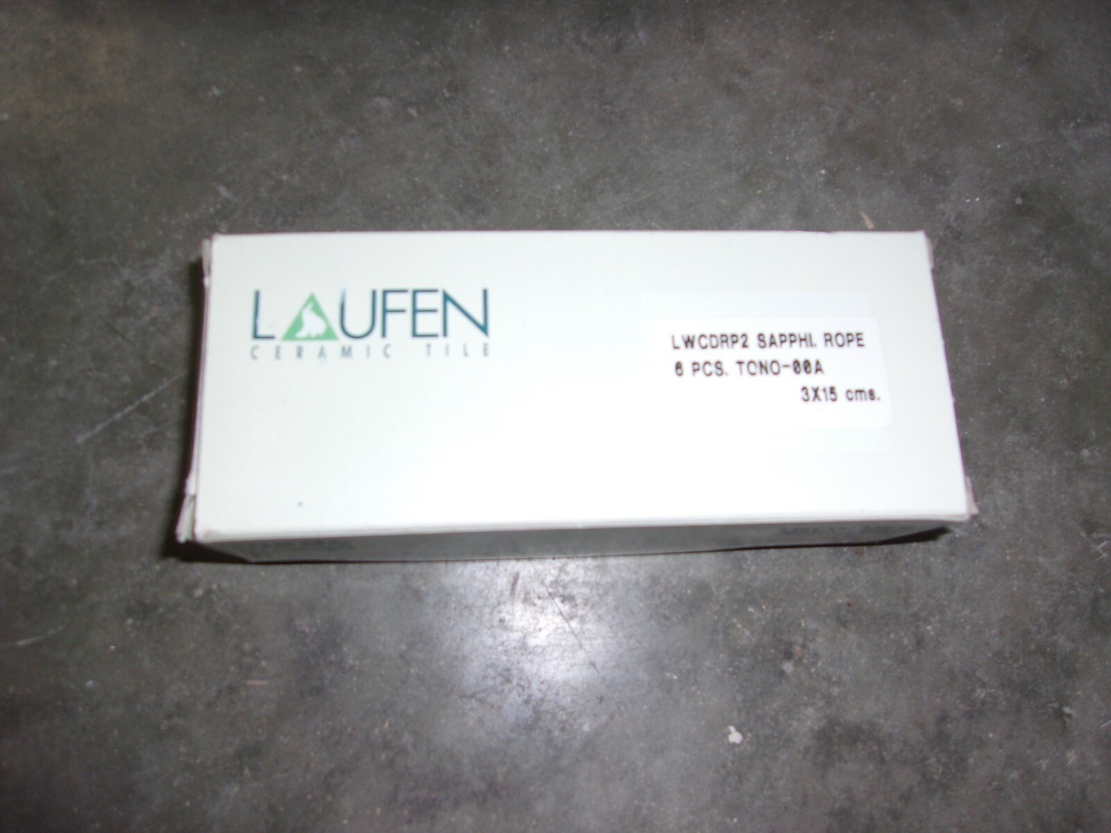 Laufen Sapphire Blue Rope Tile Trim 1 1/4″ x 6″ Approx LWCDRP2 6 pcs CR-19