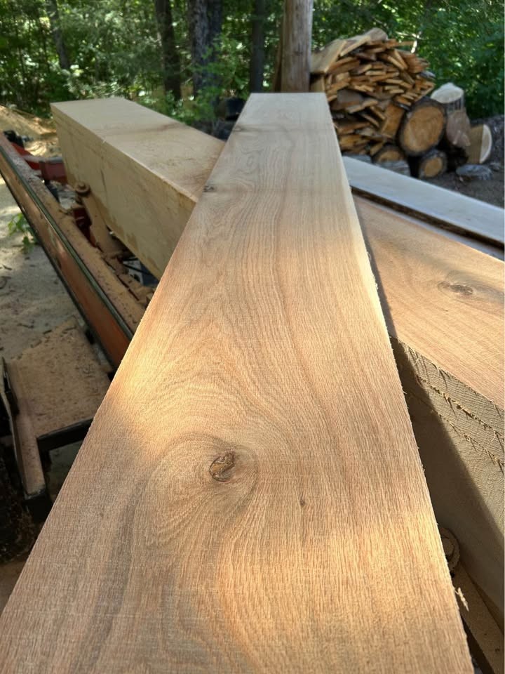 9″ #1 White Oak Engineered Hardwood Flooring – 5/8″ Thick – Unfinished