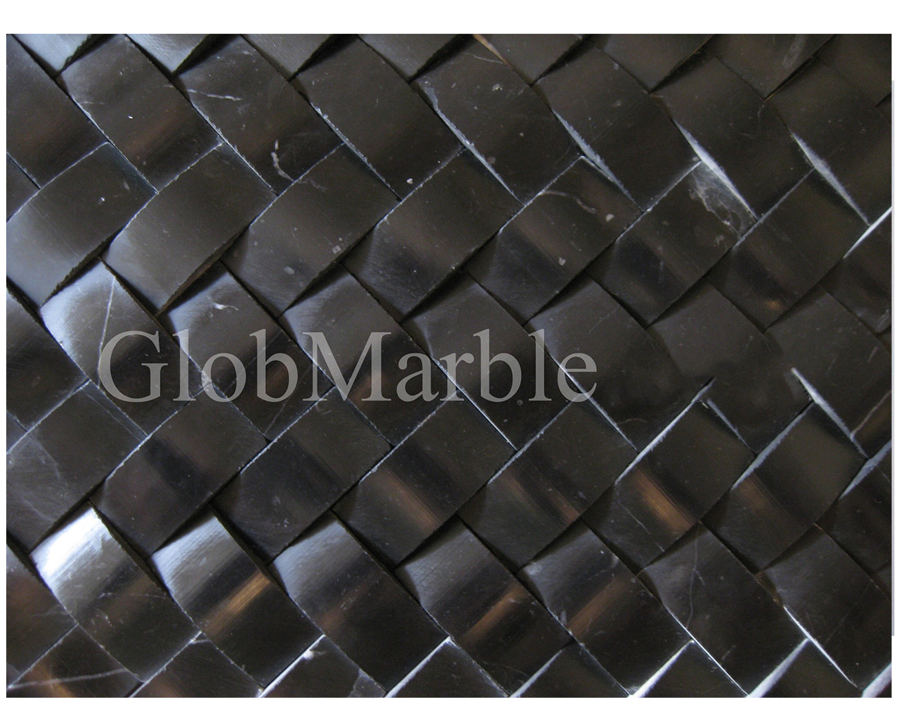 Concrete Stone Mold Plait Mosaic Tile Stone Rubber Mould MS 842 Casting Mould