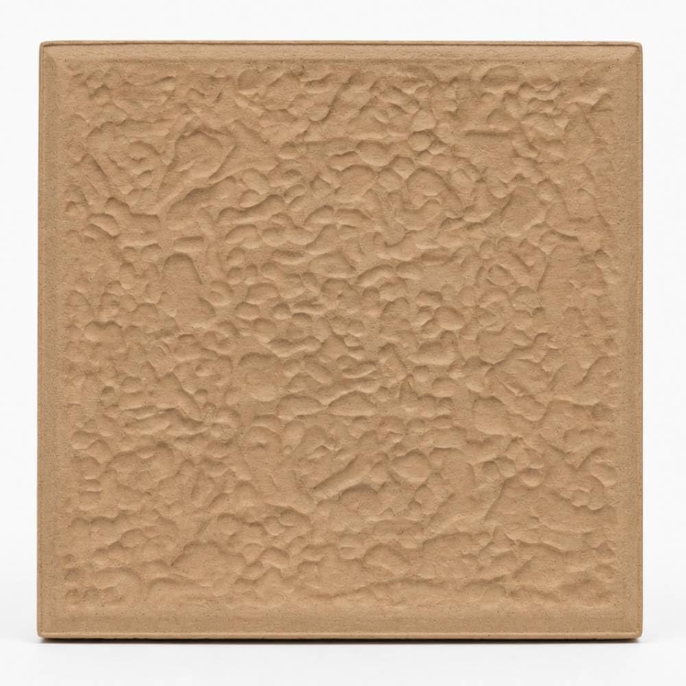 Gold and Blue Starfish Ceramic Tile – 12″ Decorative Accent Piece