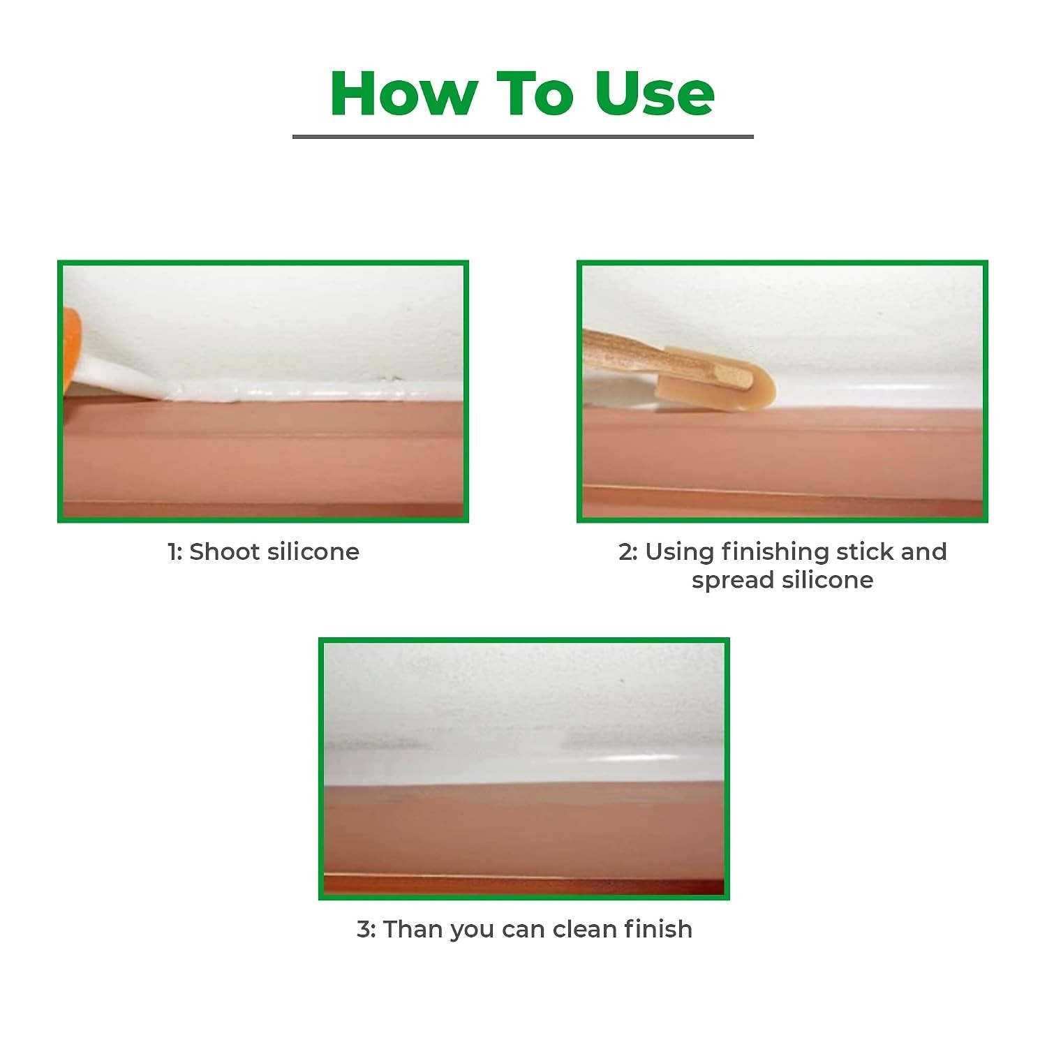 Grout Caulk Finishing Tool – Multi Size 4 Pieces Set – Smooth Grout Sealant S…