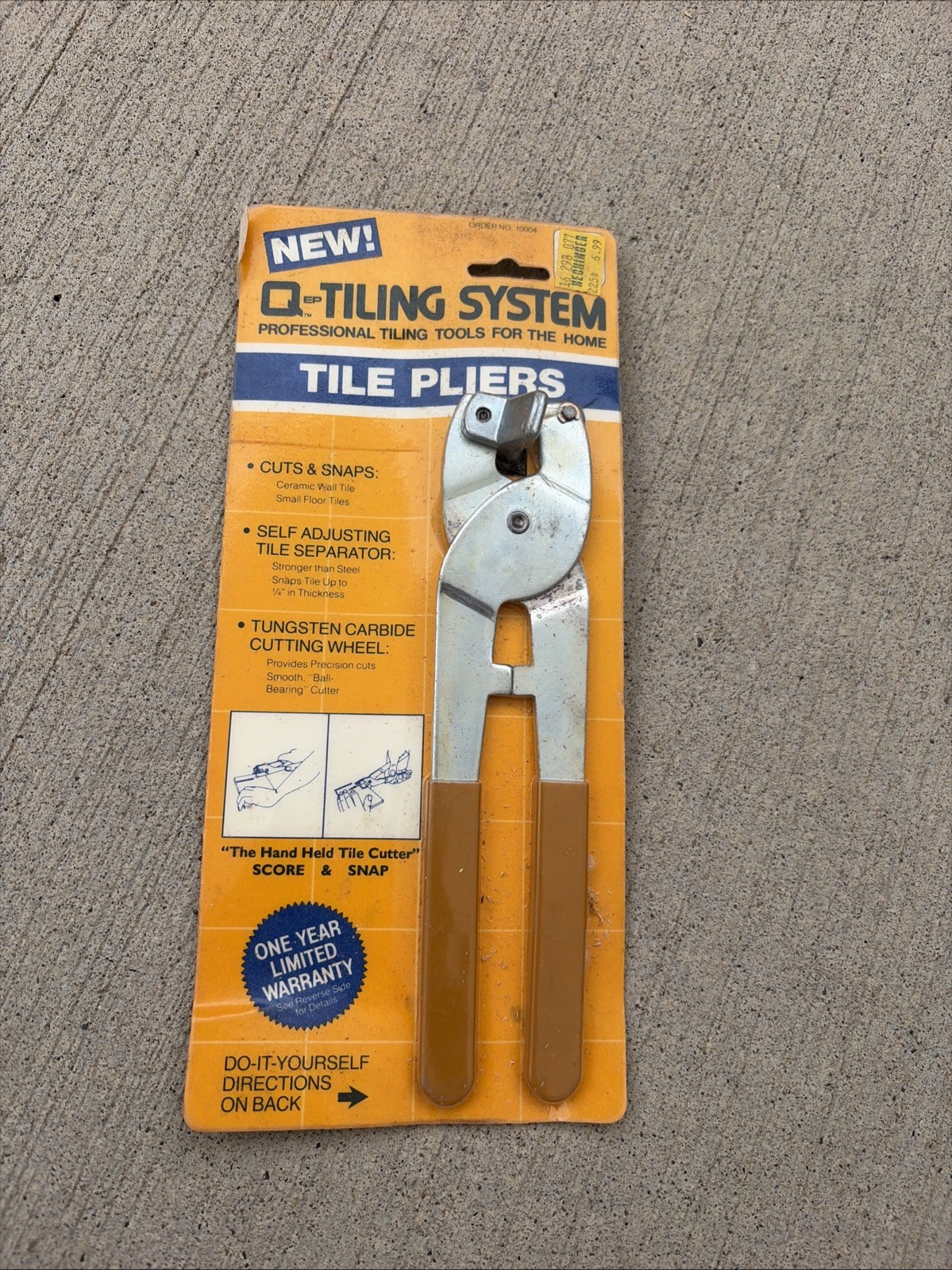 QEP 8″ Tile Pliers 10004 – BRAND NEW. Scores And Snaps Ceramic Tile