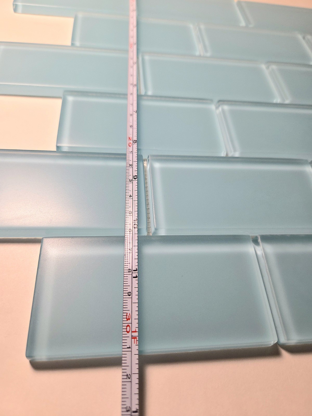 Glass Subway Tile 2×4 Turquoise Blue 14 Sq Ft Lot | Kitchen Bath Backsplash