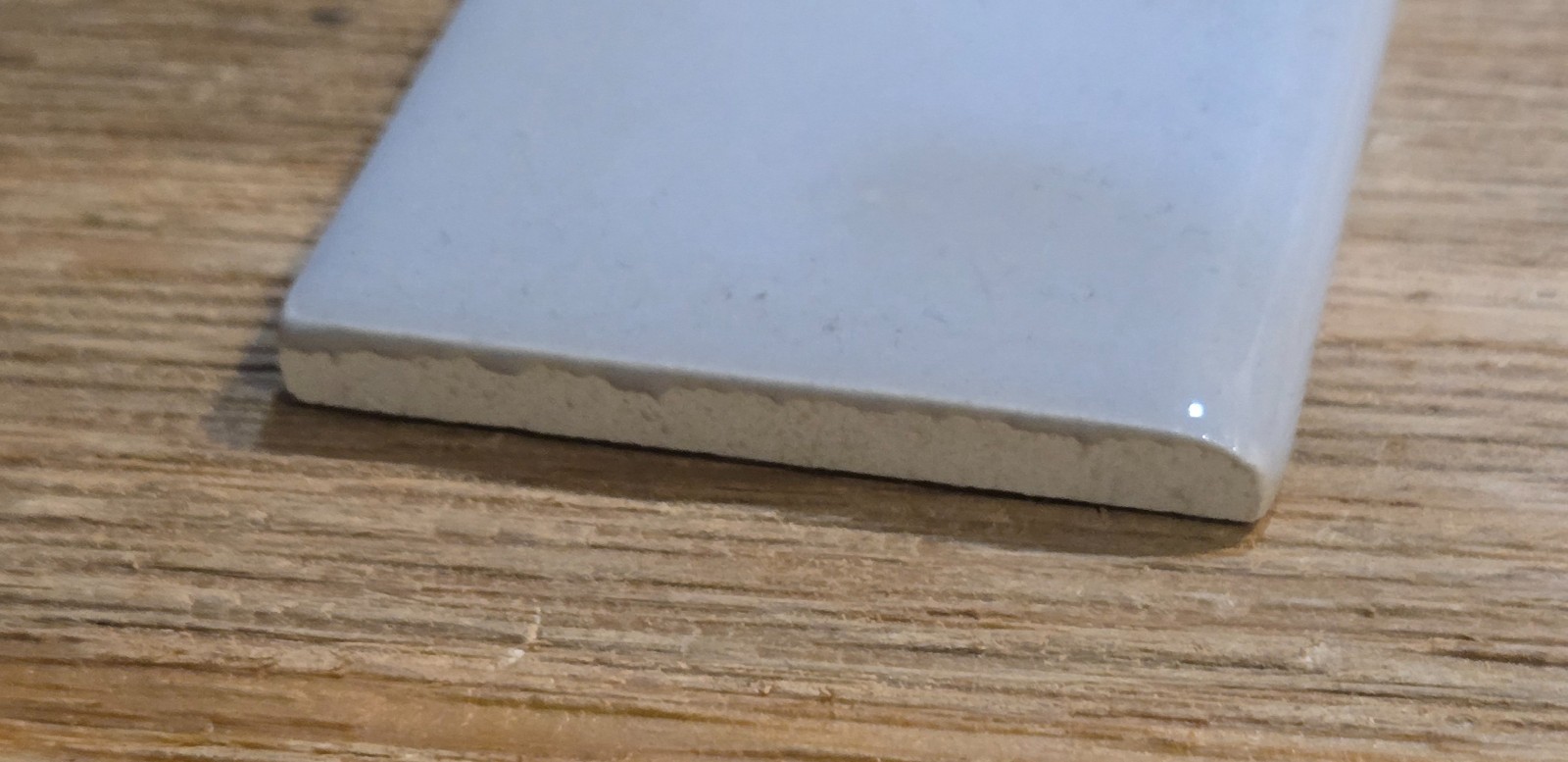 Box of 50 Gray 2″ x 6″ Ceramic Tile Bullnose Trim Edge 2″ x 6″ Glossy, As shown