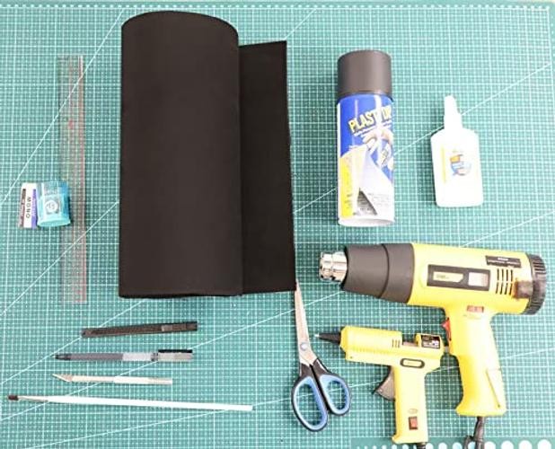 OISAKLD EVA Foam 2mm-10mm 13.7″×39″ Craft Foam Sheet 74 kg/m³ Cosplay Foam for