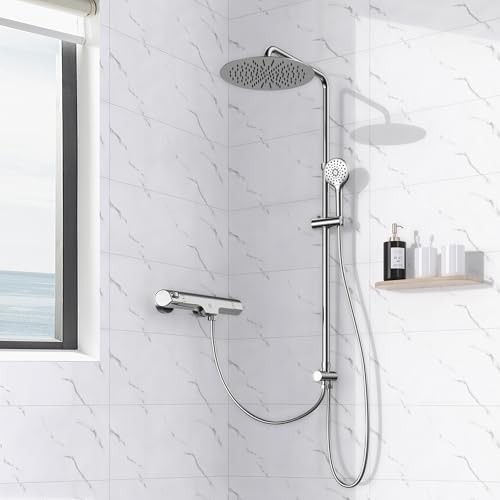 23.6″x11.8″ Waterproof Marble Peel and Stick Wall Panels Marble 10 Pack White
