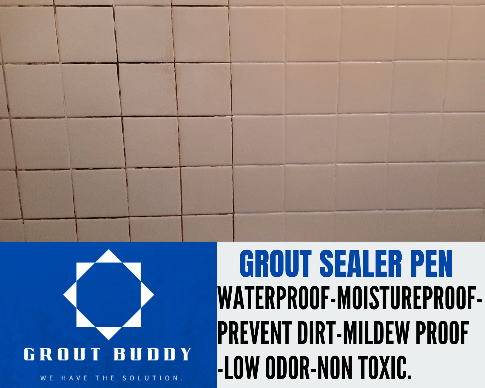 Grout Pen -grout color-sealer pen- Waterproof-mildew proof- Color White