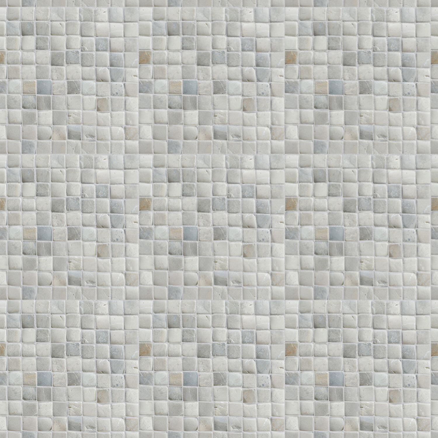 MOLAR 3 Grey Natural Stone Mosaic Wall & Floor Tile ($16.34/SqFt)