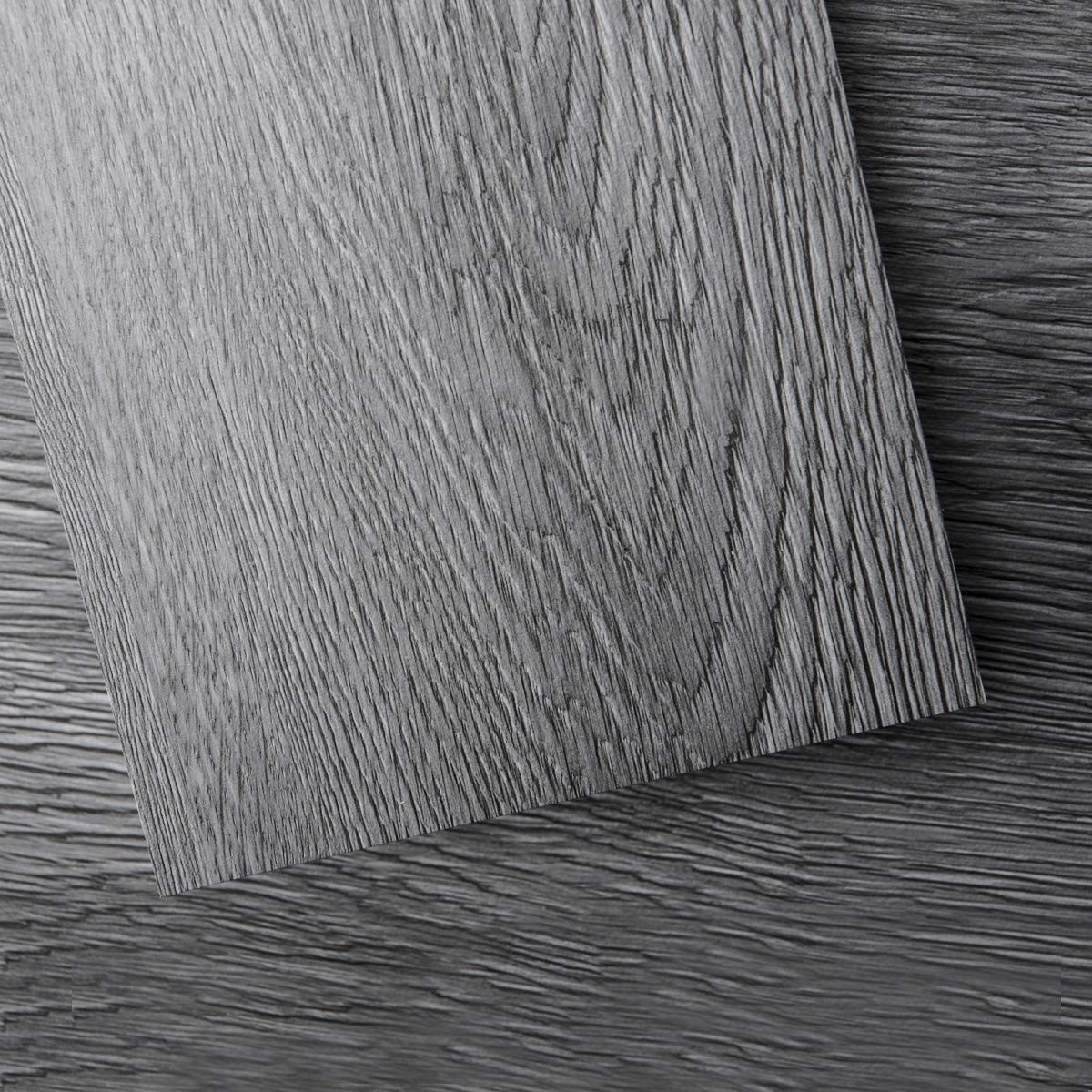 Peel and Stick Floor Tile Vinyl Wood Plank Samples Set of 8, Rigid Surface