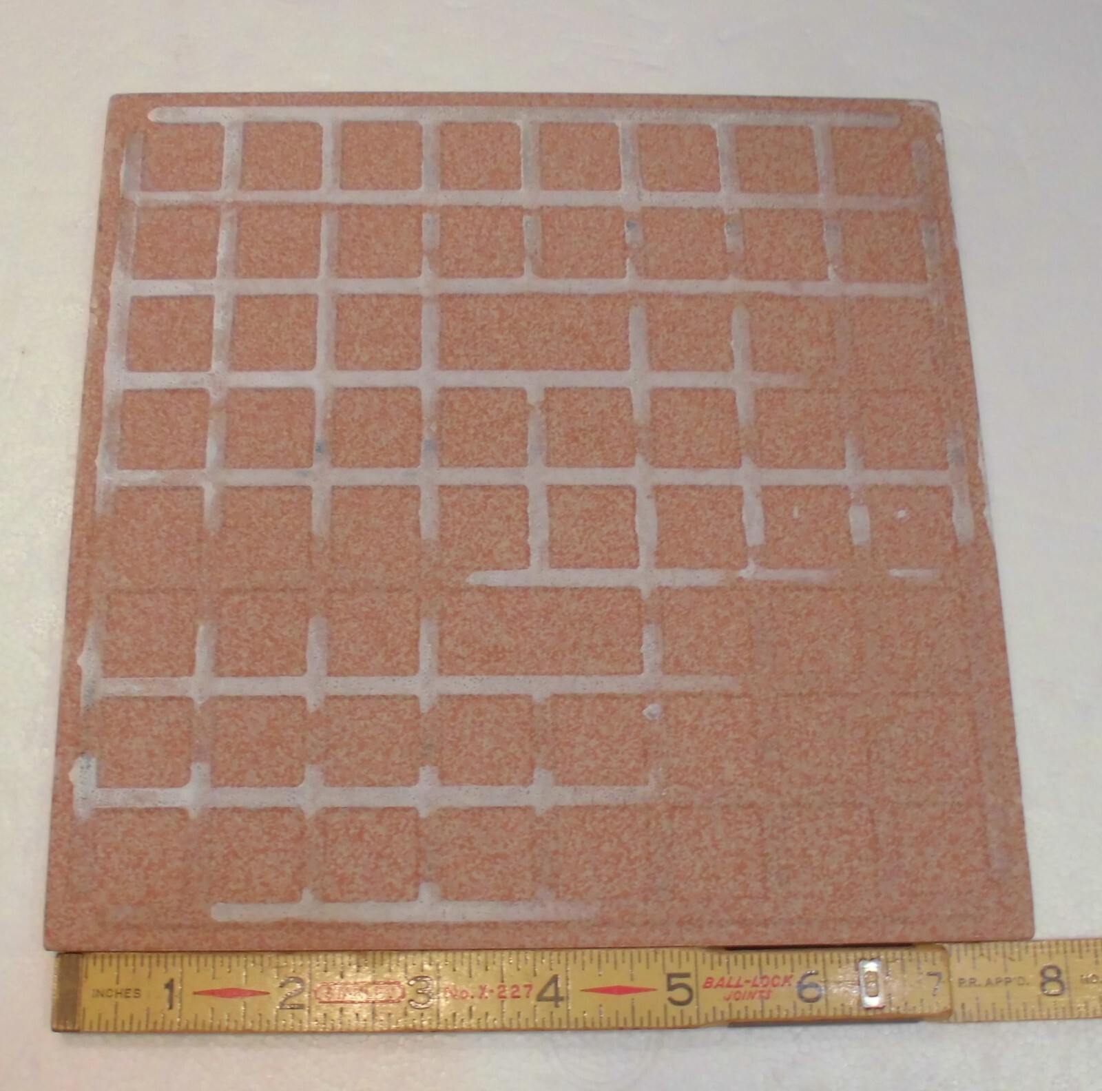 1 pc. Speckled Granite Salmon – Maroon: 8″ Porcelain-Italian-Floor-Tile, New