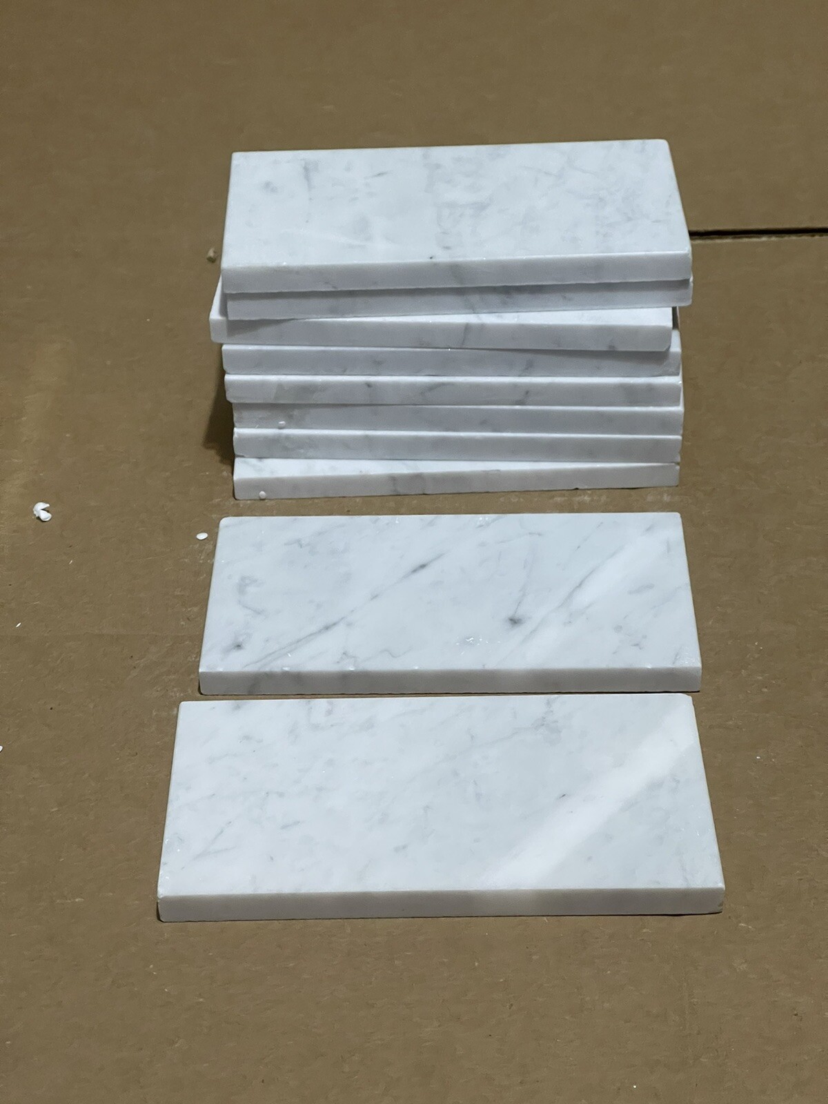 ⭐️ New 1 tile Carrara 3×6 Polished Marble Tile Backsplash Wall Floor