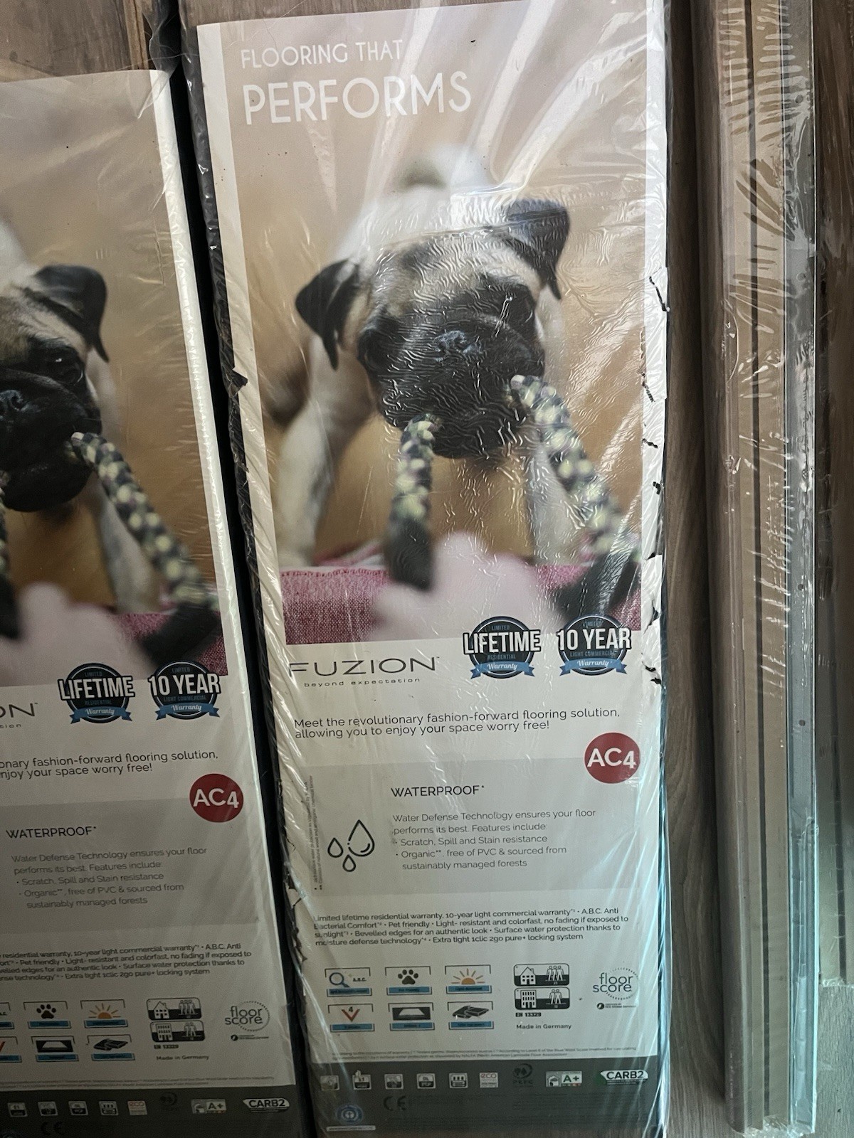 Fuzion Bermuda Mainsail Waterproof Vinyl Plank Flooring 1288x195x8mm