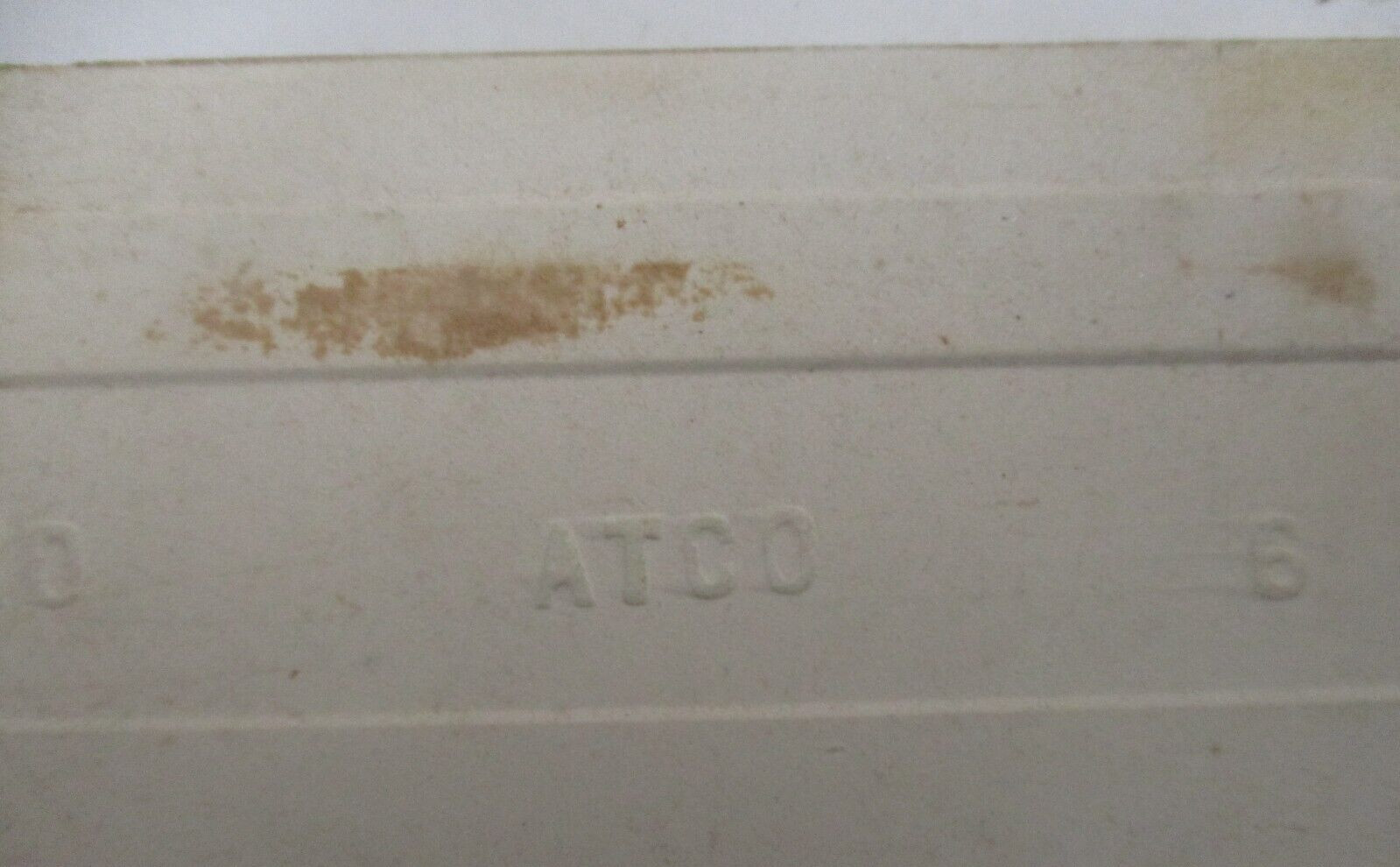 1 Tile Atco USA 4-3/8″ Gloss Pale Powder Blue Ceramic Wall 1950s Retro Vintage