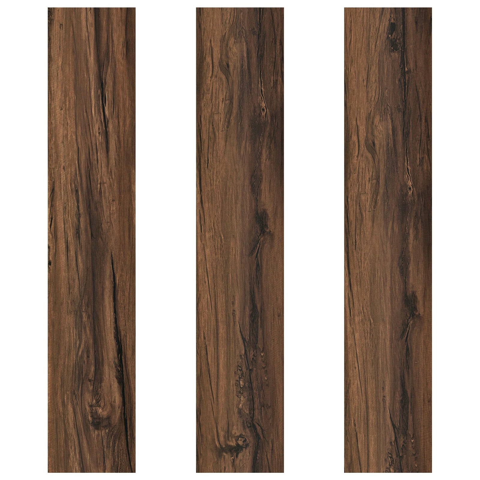 18-Pack 36″x6″ Peel and Stick Barn Wood Floor Tile Stickers Peel and Stick Ba…