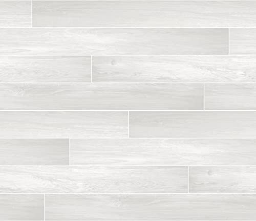 InHome ARB4256: Ash Porcelain Planks Peel & Stick Rolled Backsplash Tile, Off