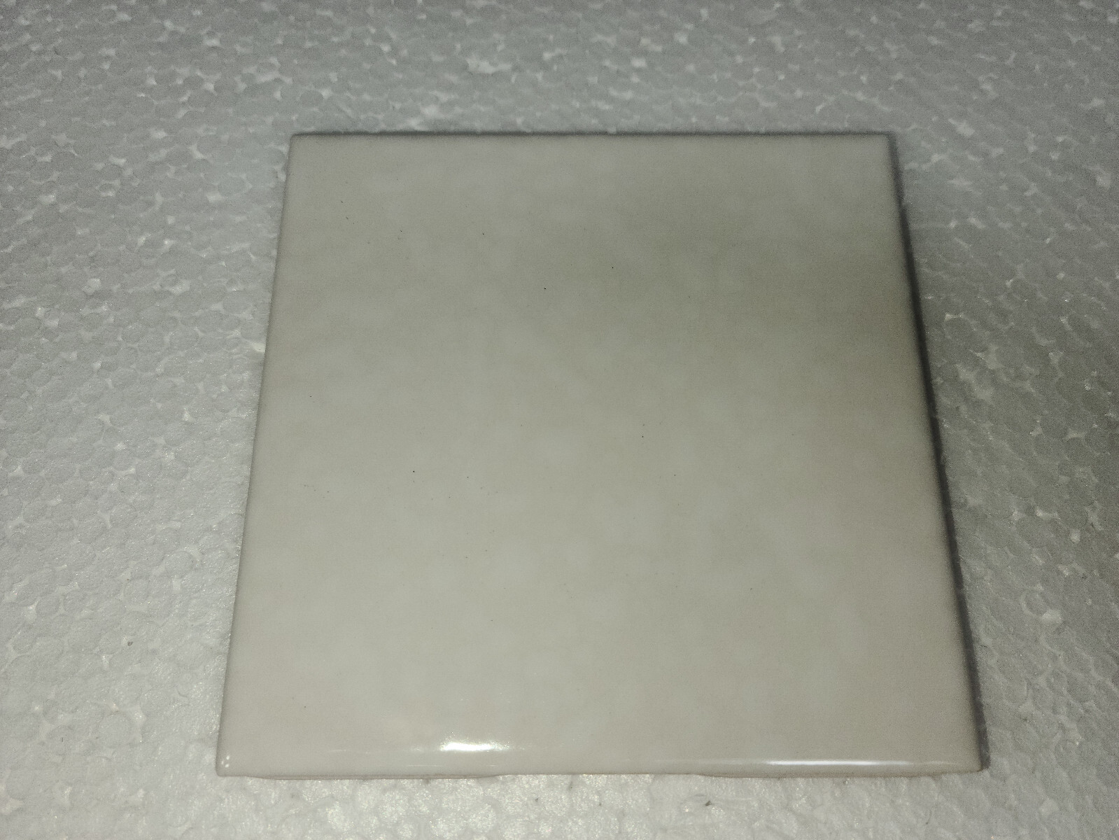 Snow White Ceramic Florida Tile 4 3/8 in FT Rippled Subway Square Potters Touch