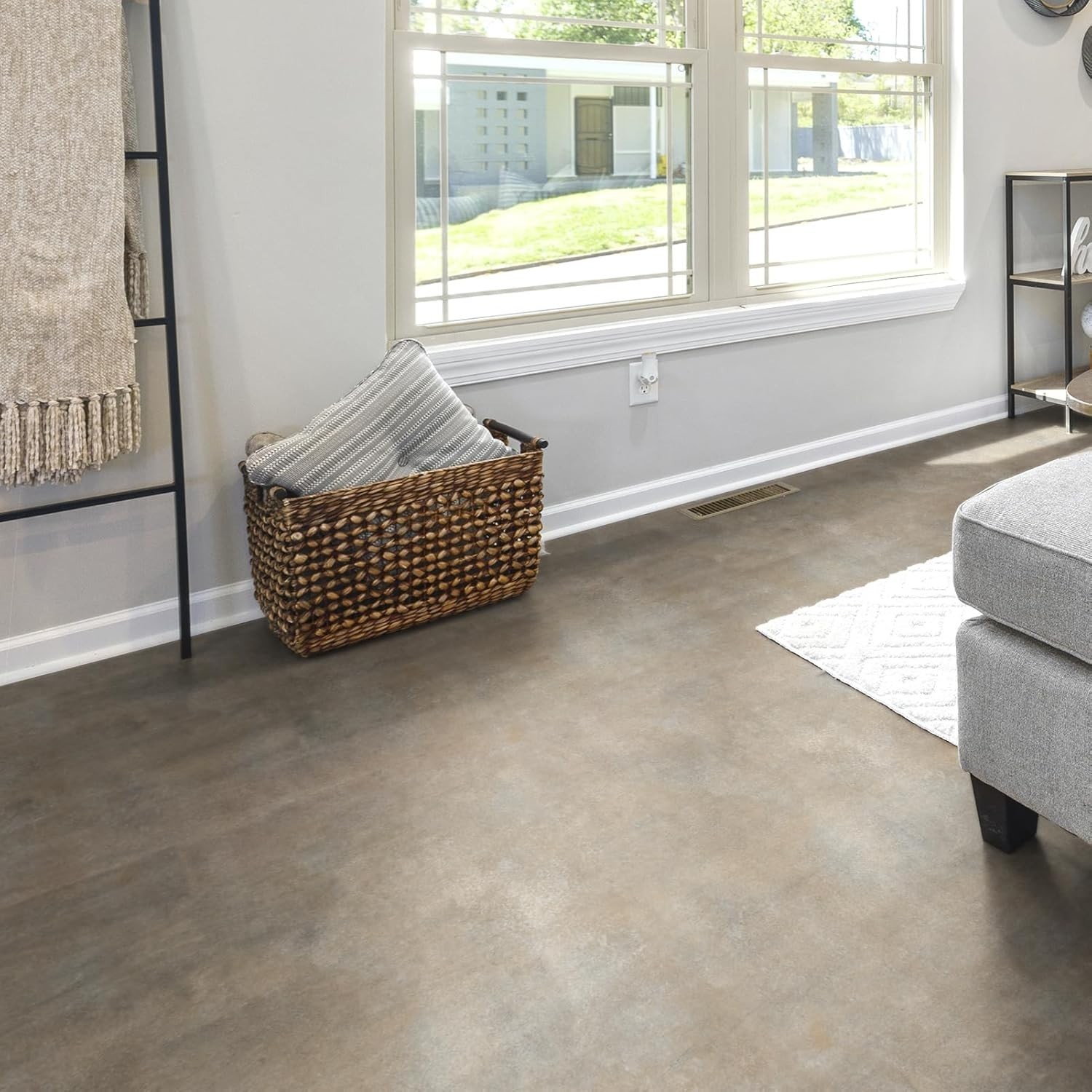 Affordable Vinyl Floor Tiles – 30 Sq.ft of Stylish Slate Self-Adhesive Tiles