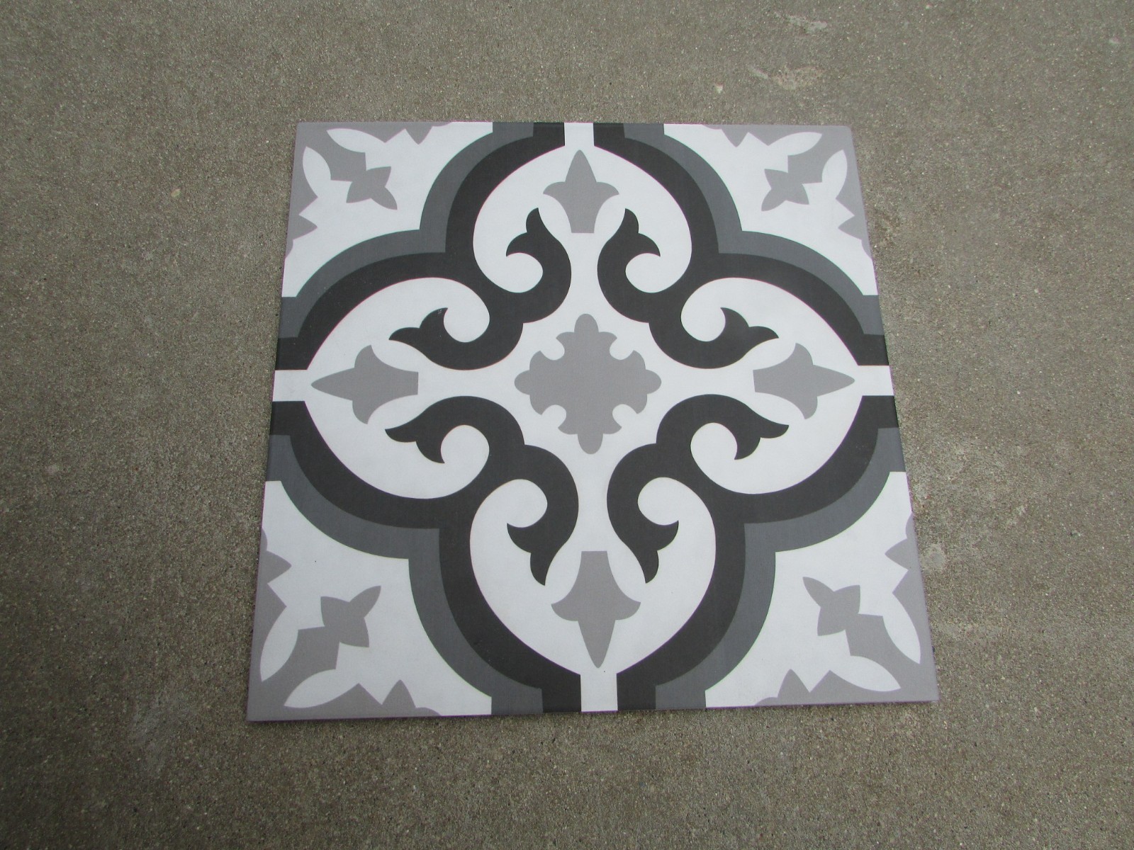 10-Marazzi Gray Black White 12″ Square MR23 Morocco Porcelain Floor & Wall USA