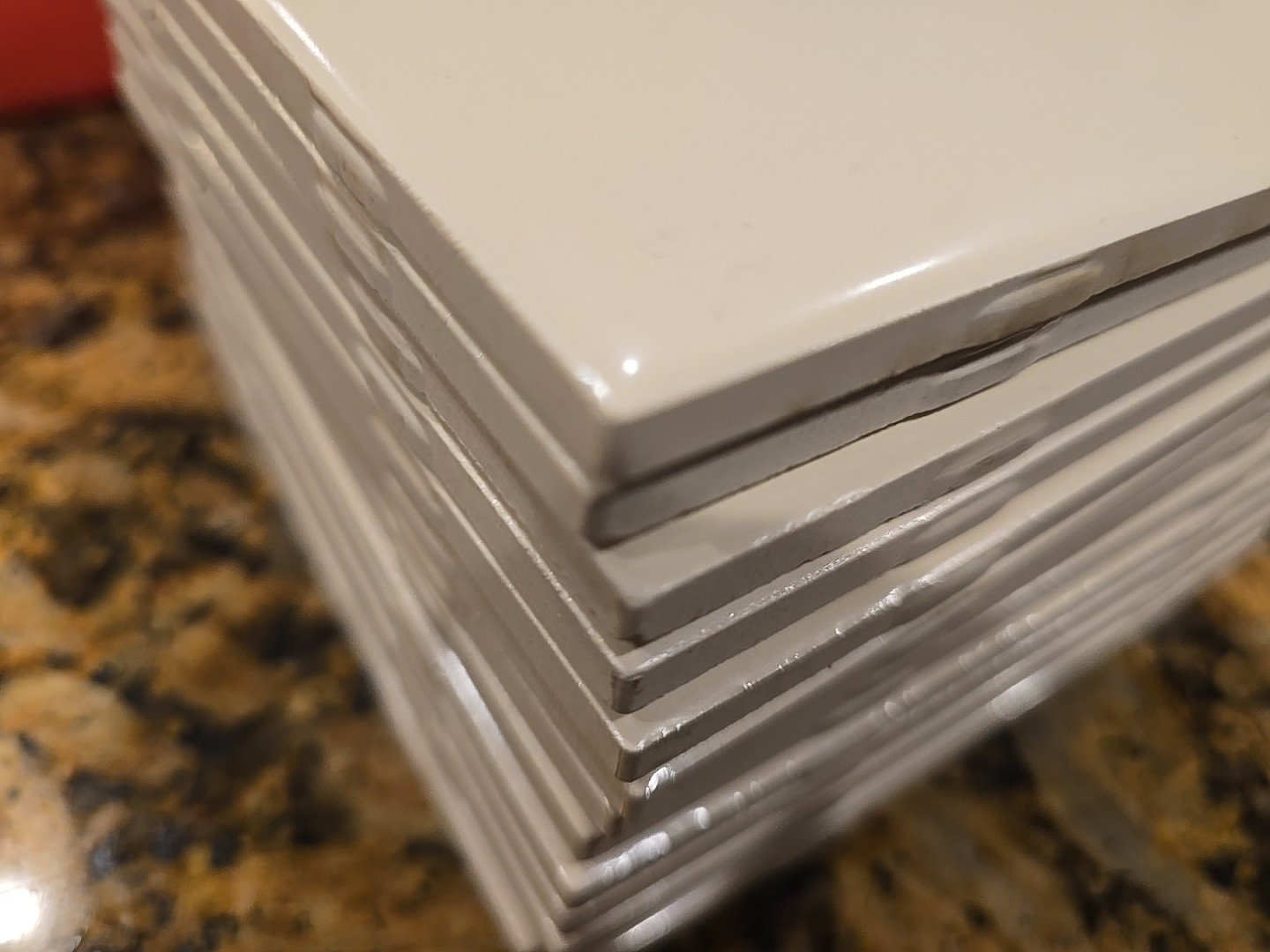 Daltile Mellow White 6” x 6” Ceramic Matte Light Beige Tile