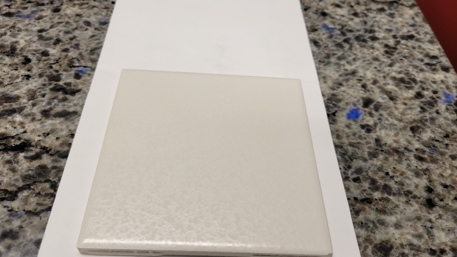 White Crystal Tone 4×4 in. (4 1/4 x 4 1/4) Flat Bath Tile Kitchen Shower #004