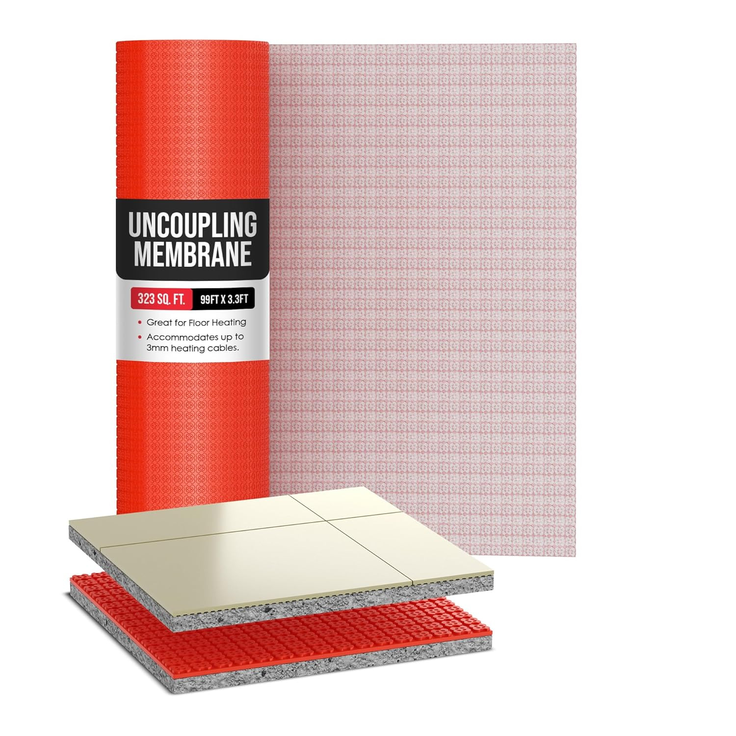 Uncoupling Membrane, Tile Underlayment, Tile Underlayment Membrane, Tile Membran
