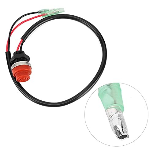 Start Stop Switch, Outboard Engine Switch Keyless Push Button Round Push