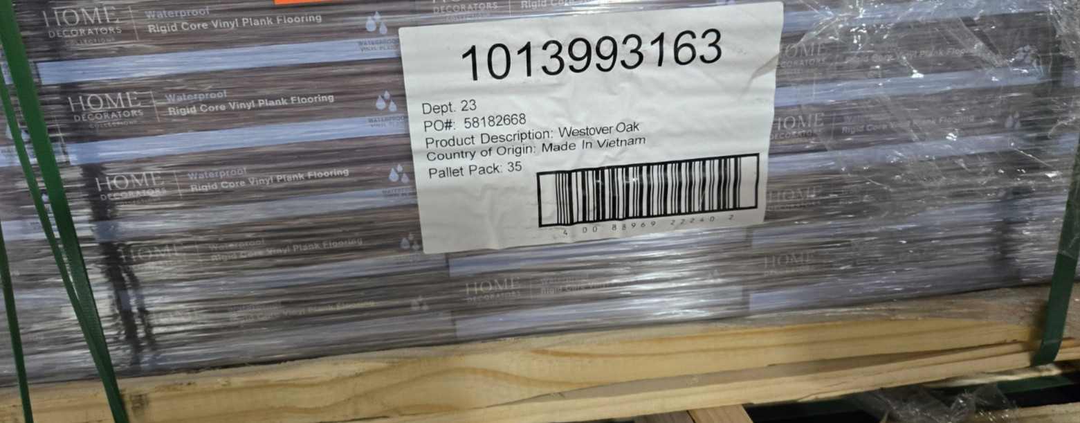 Pallet Sale – Home Decorators Westover Oak Flooring – 51 cases