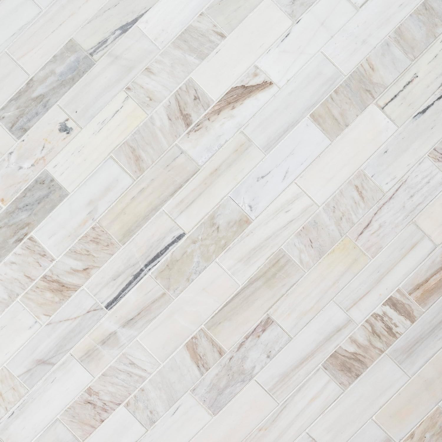 Elegant Polished Angora Marble Mosaic Tile for Kitchen & Bathroom Backsplash