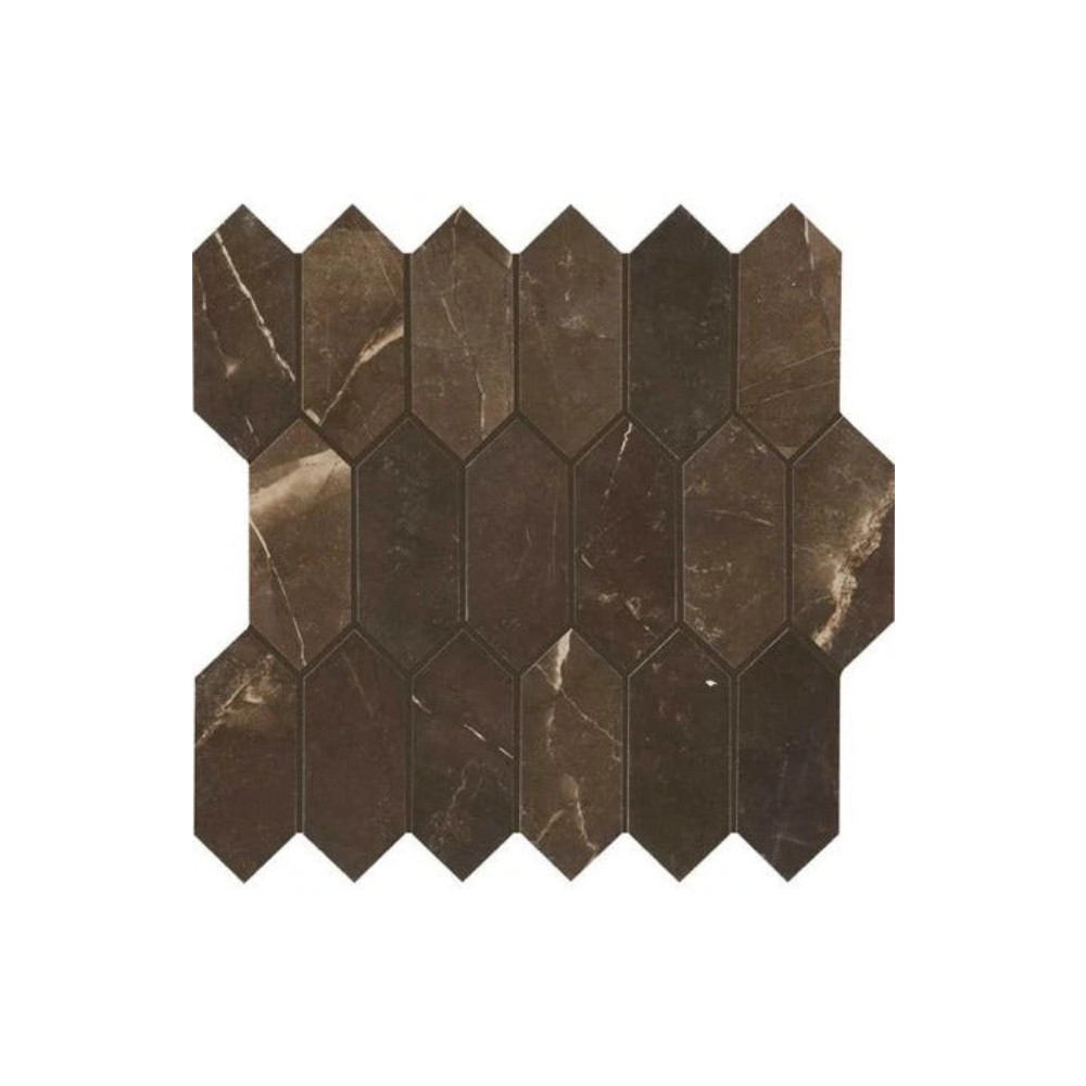 Daltile Marble Attache Hexagon Ceramic Mosaic Floor and Wall Tile