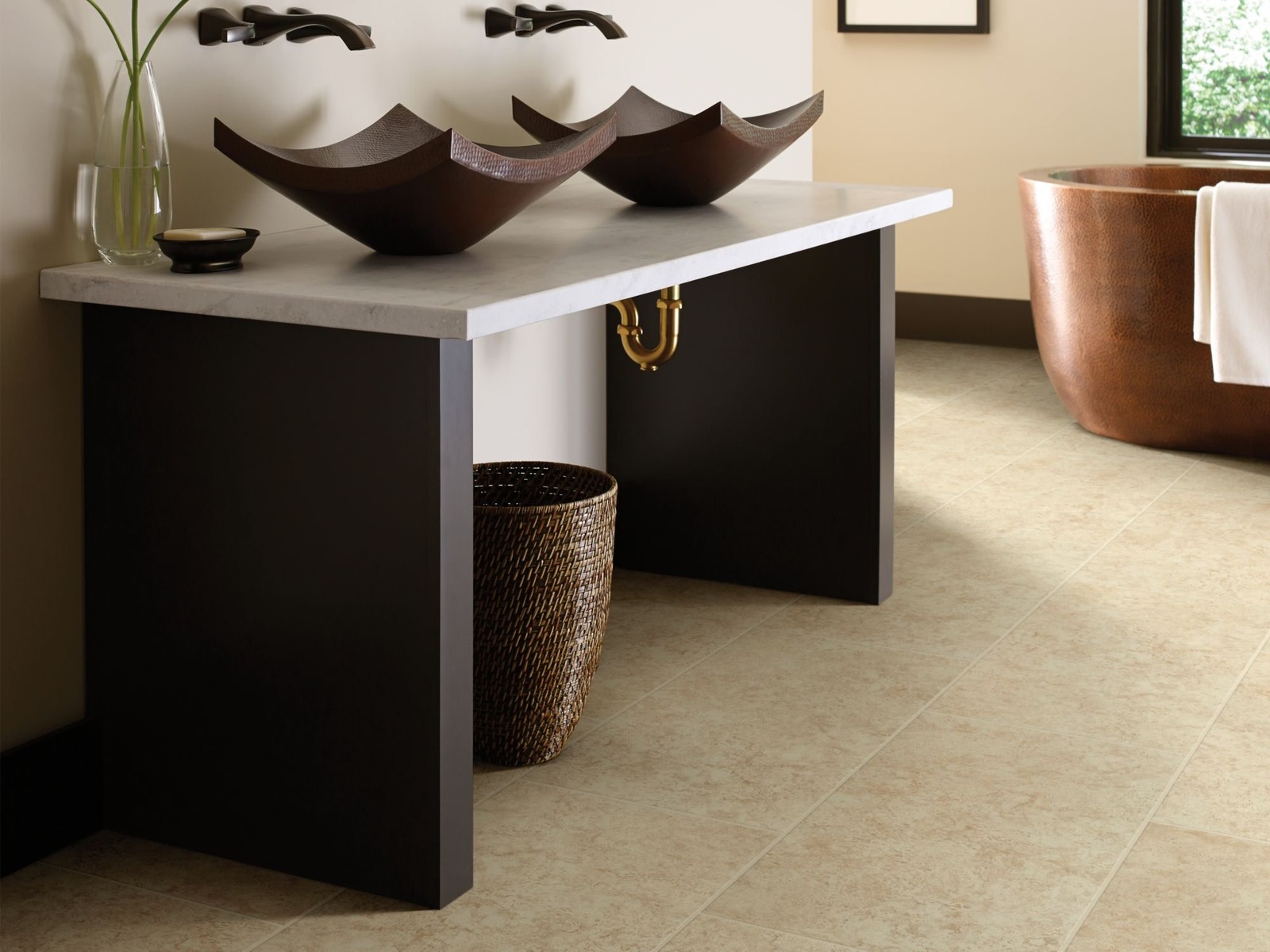 Shaw CS75Q Empire – 12″ x 24″ Rectangle Floor and Wall Tile – – Latte