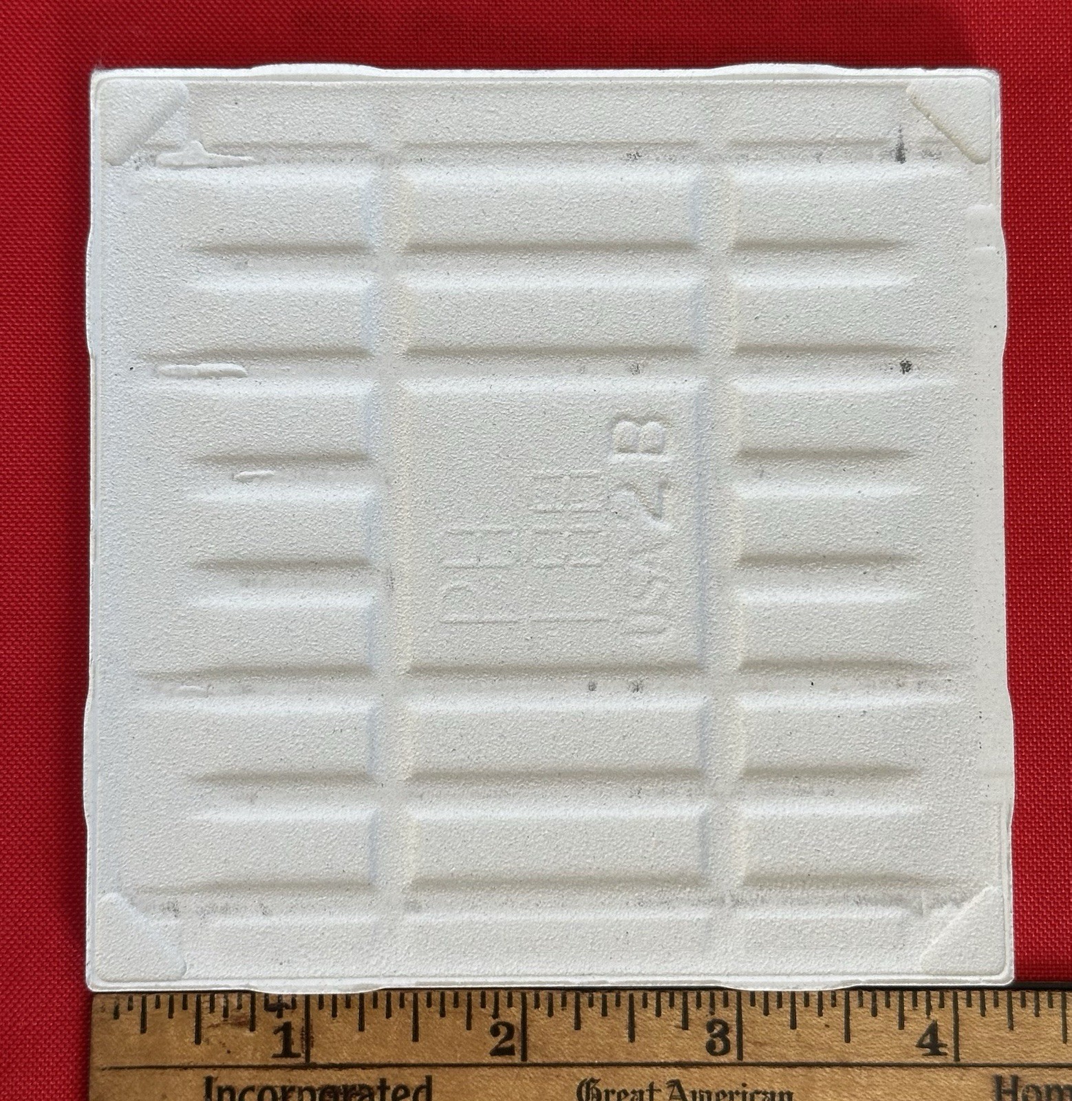 1 pc. *Matte Designer White* #61 by American Olean 4-1/4″ Ceramic Tile: NEW
