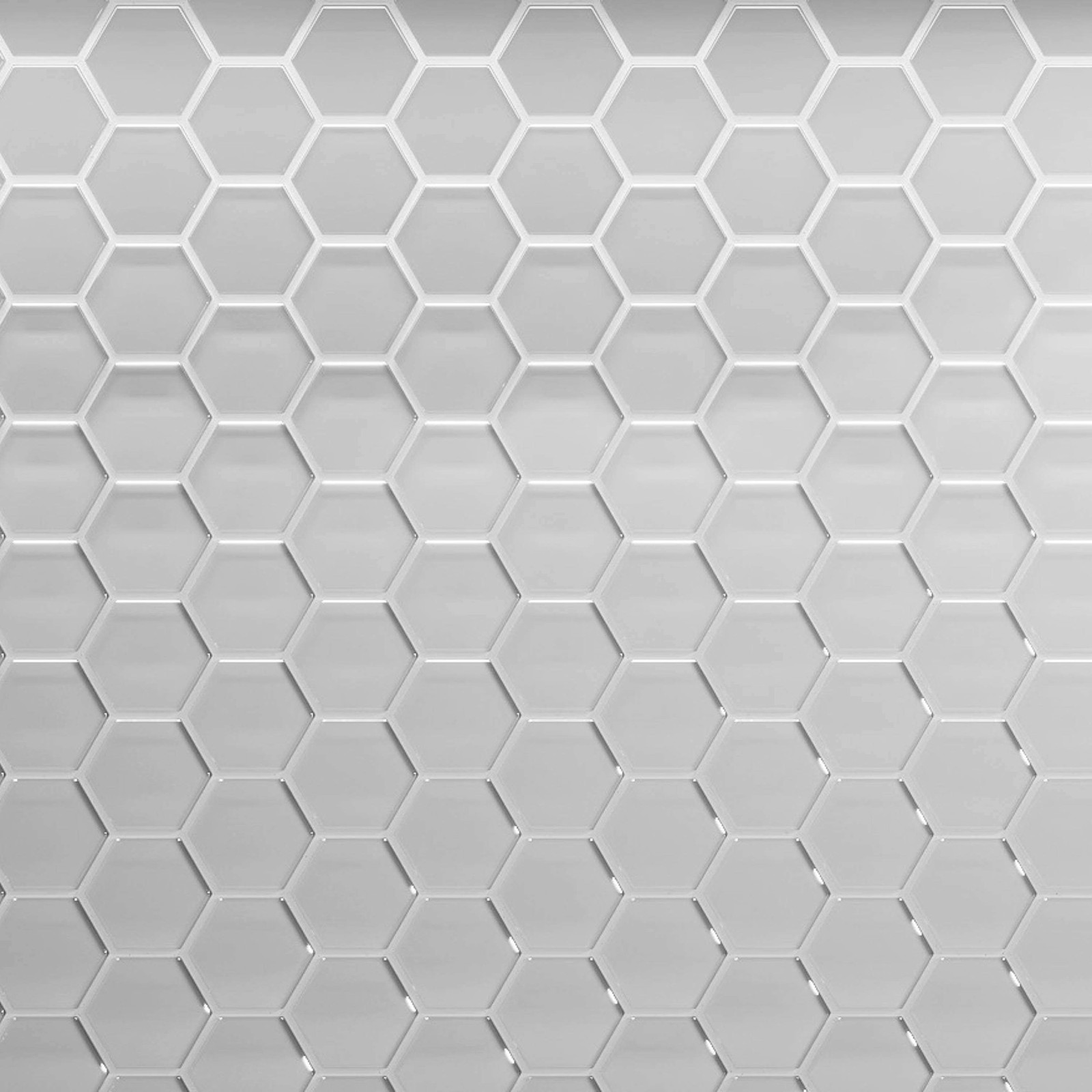 Cruz Bay Studio MKT2853 3 inch Beehive – 10″ x 12″ Geometric Wall – Misty Grey