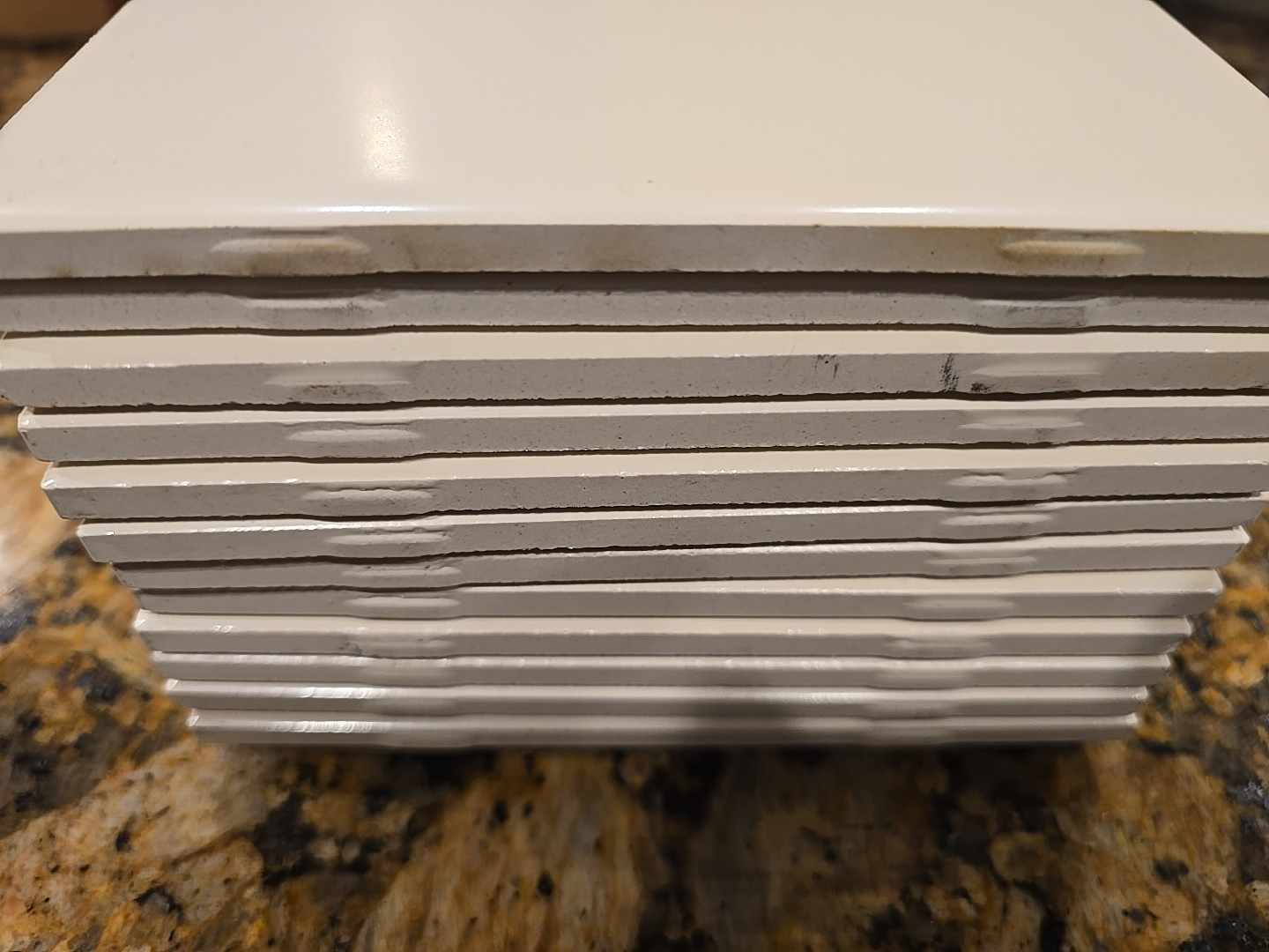 Daltile Mellow White 6” x 6” Ceramic Matte Light Beige Tile