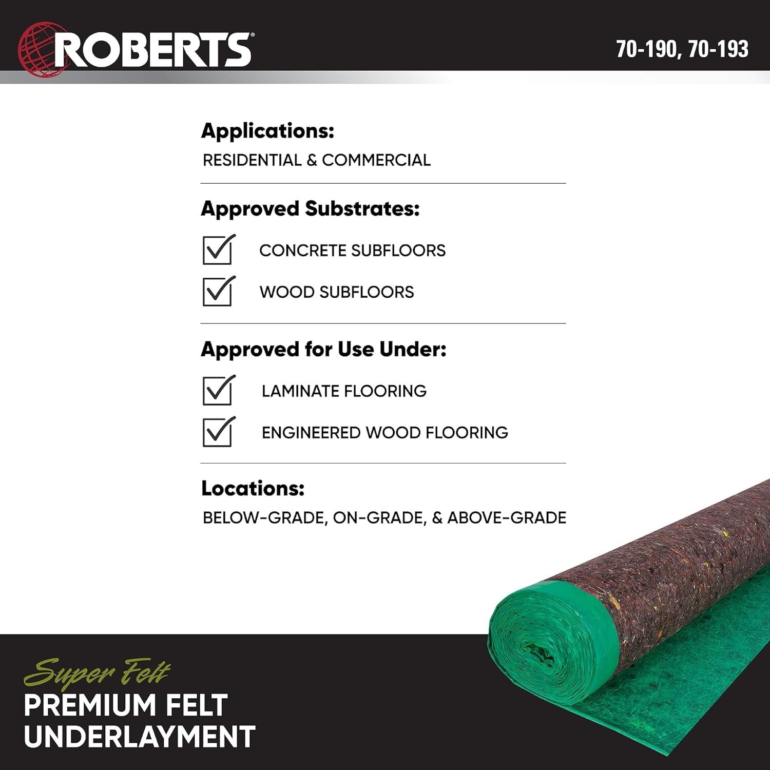 High-Performance 3mm Thick Underlayment for Enhanced Sound Quality – 100 sq. ft.