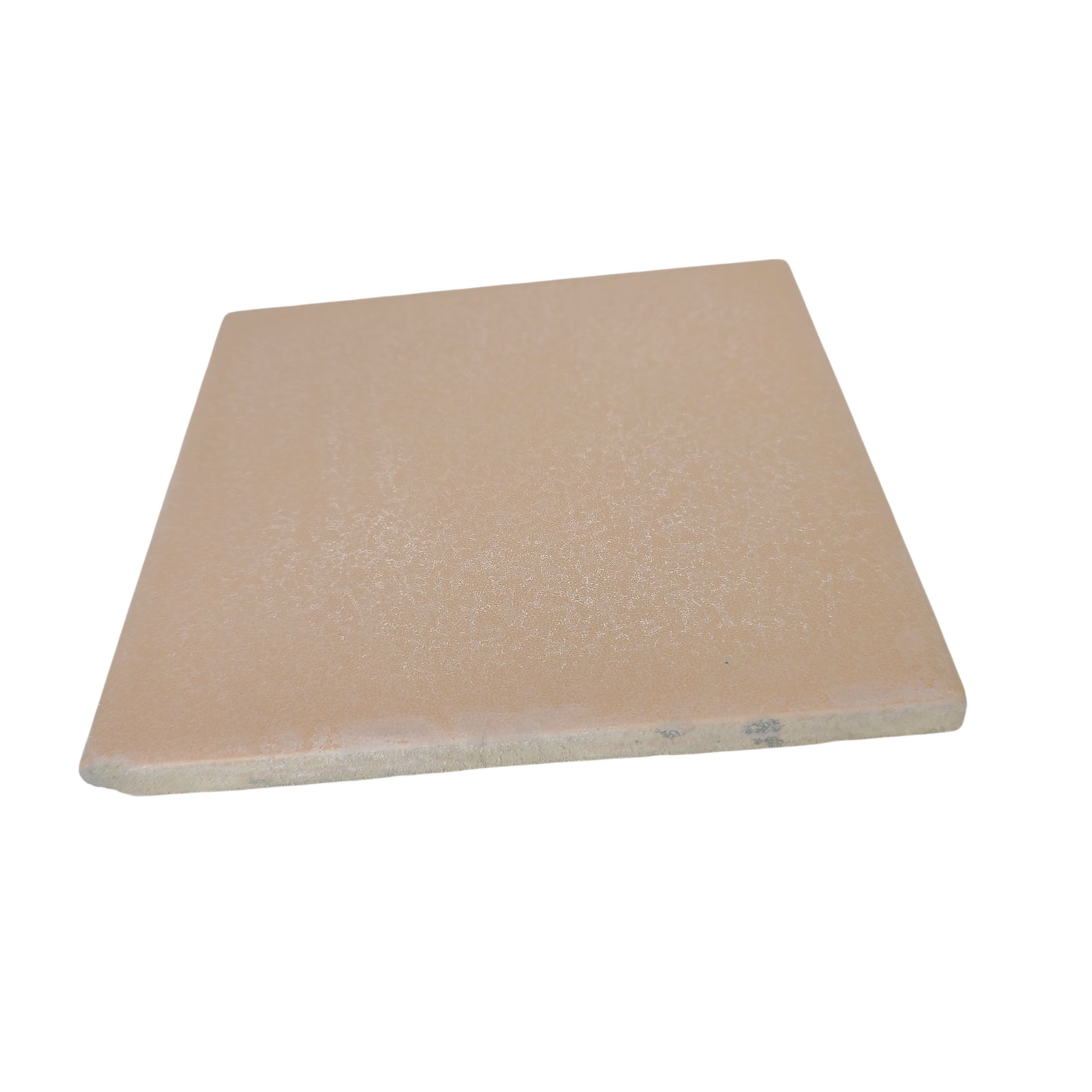 Peach Pink Ceramic Tile 4 3/8 inch Florida Tile FT Crystalline Tuscan Tan 283
