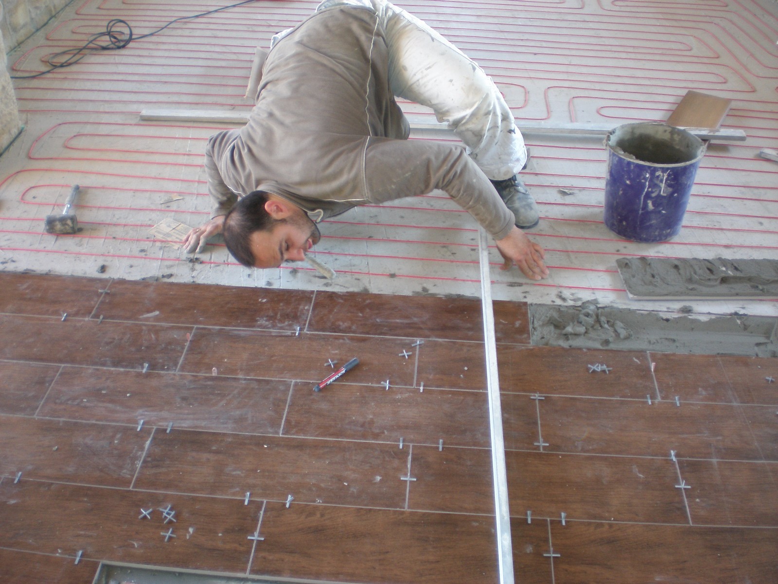SMART 0EMF Cables Warm Tiles Floor Heating System 150-190sq.ft.(14-18sq m) 230V