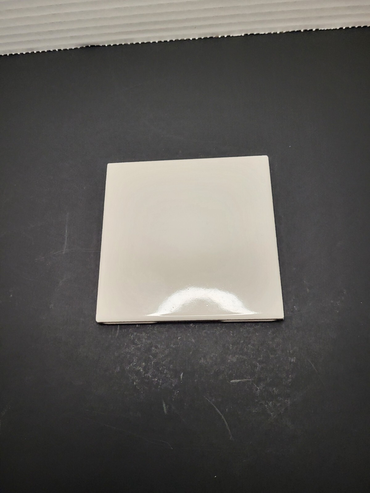 1 Wall Tile US Ceramic USA 724764 001003 Gloss 4-1/4″ Square White Vintage New
