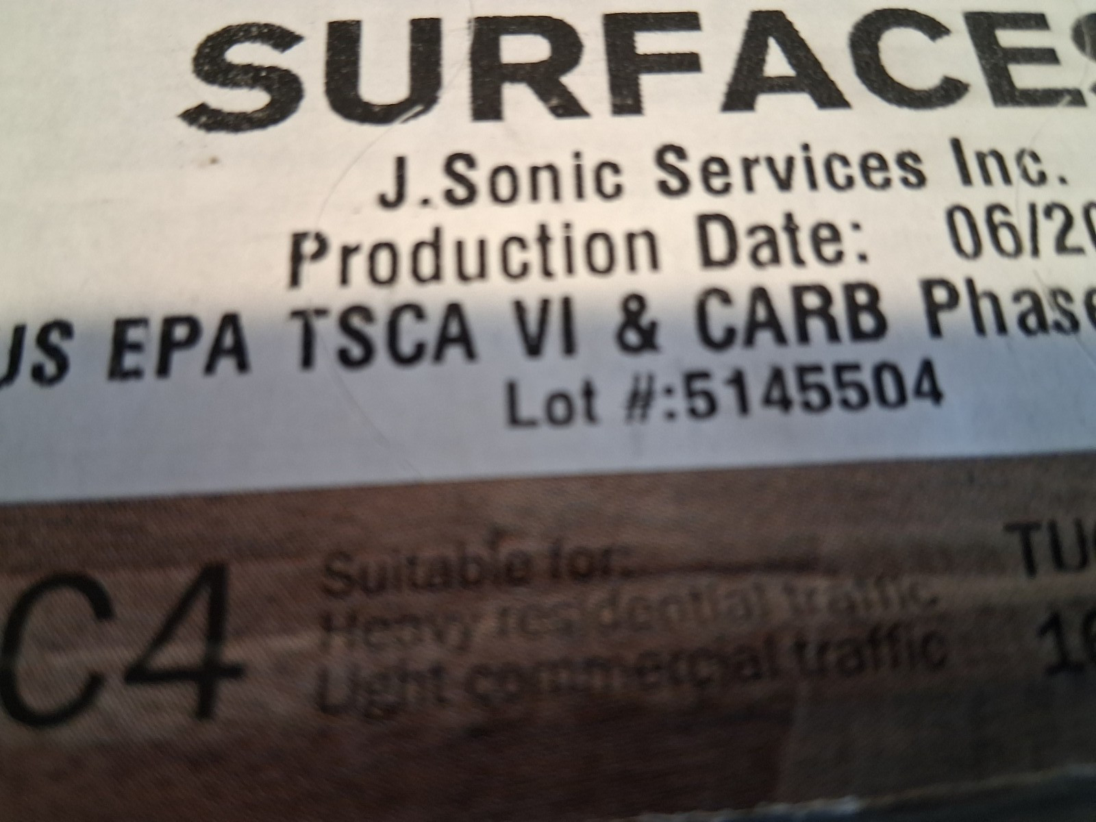 48″ x 6.5″ SELECT SERVICES SOUTHERN GRAY SERIES LAMINATED FLOOR (2 PLANKS)